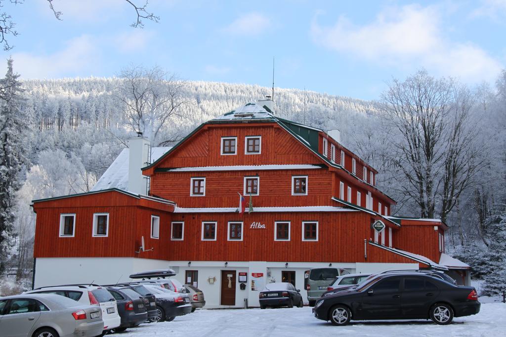 Hotel Alba Destne v Orlickych horach Exterior foto